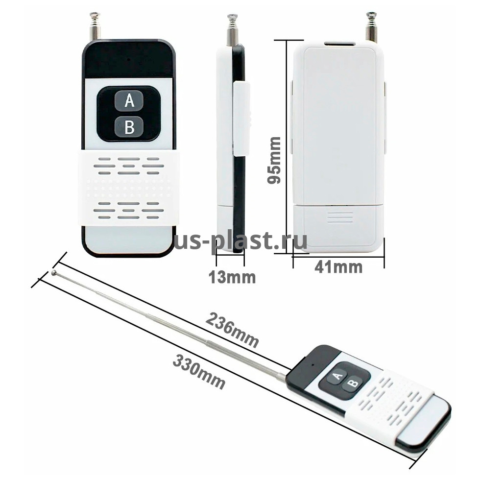 FORTEK RT4 Antenna (433 МГц) пульт-передатчик радиоканального управления, 4 кнопки. Фото N6