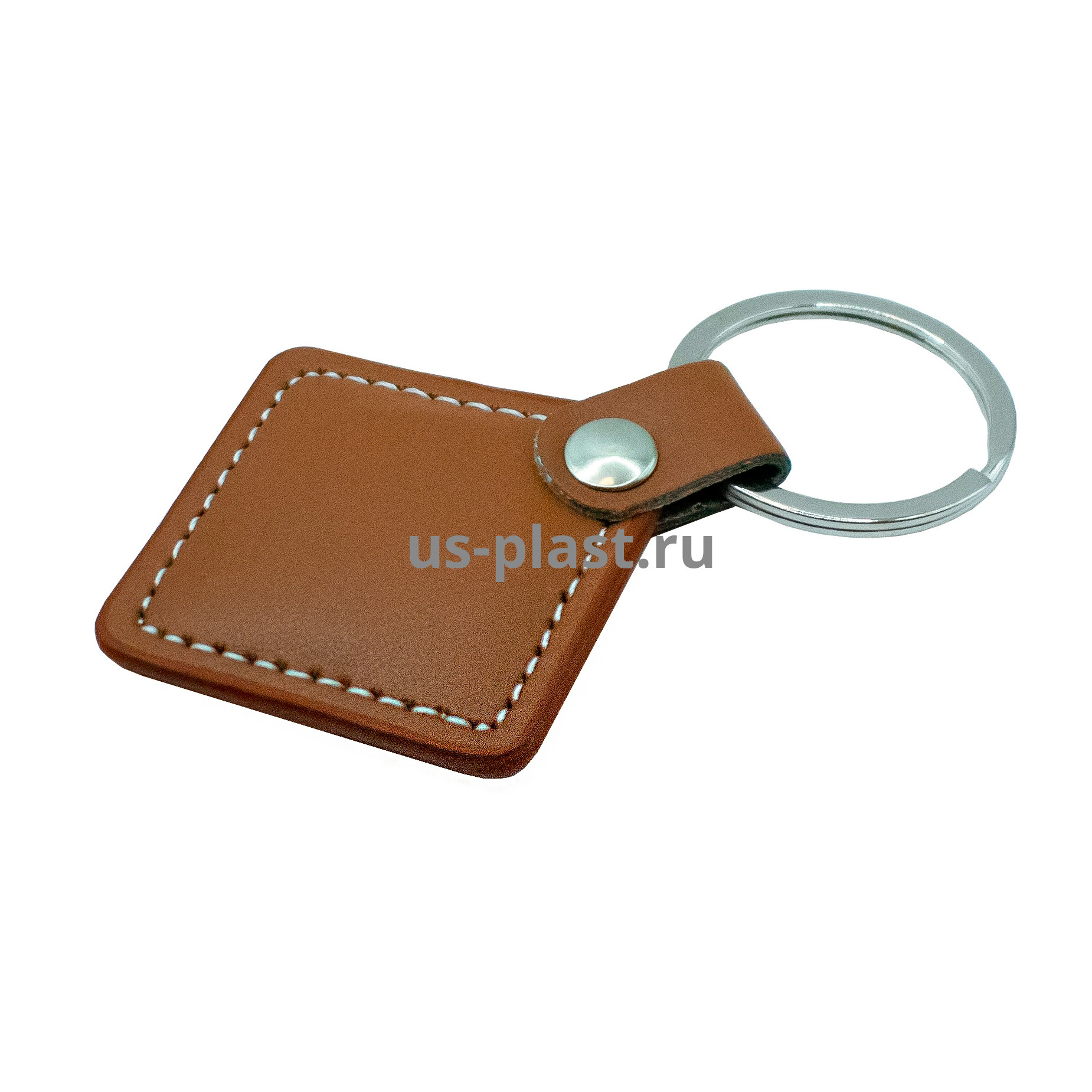 RFID брелок кожаный MIFARE Classic 1K (КОРИЧНЕВЫЙ) серия "STANDART". Фото N2