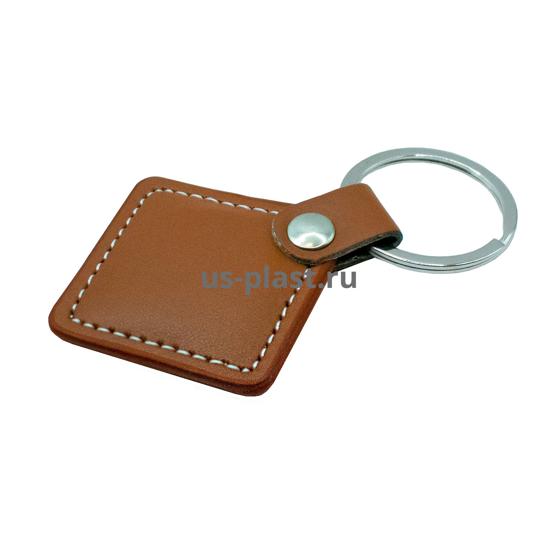 RFID брелок кожаный MIFARE Classic 1K (КОРИЧНЕВЫЙ) серия "STANDART". Фото N2