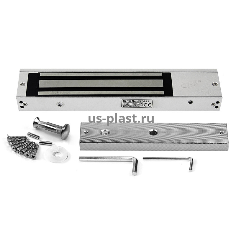 Накладной электромагнитный замок EL-600S с силой удержания 280 кг. Фото N3