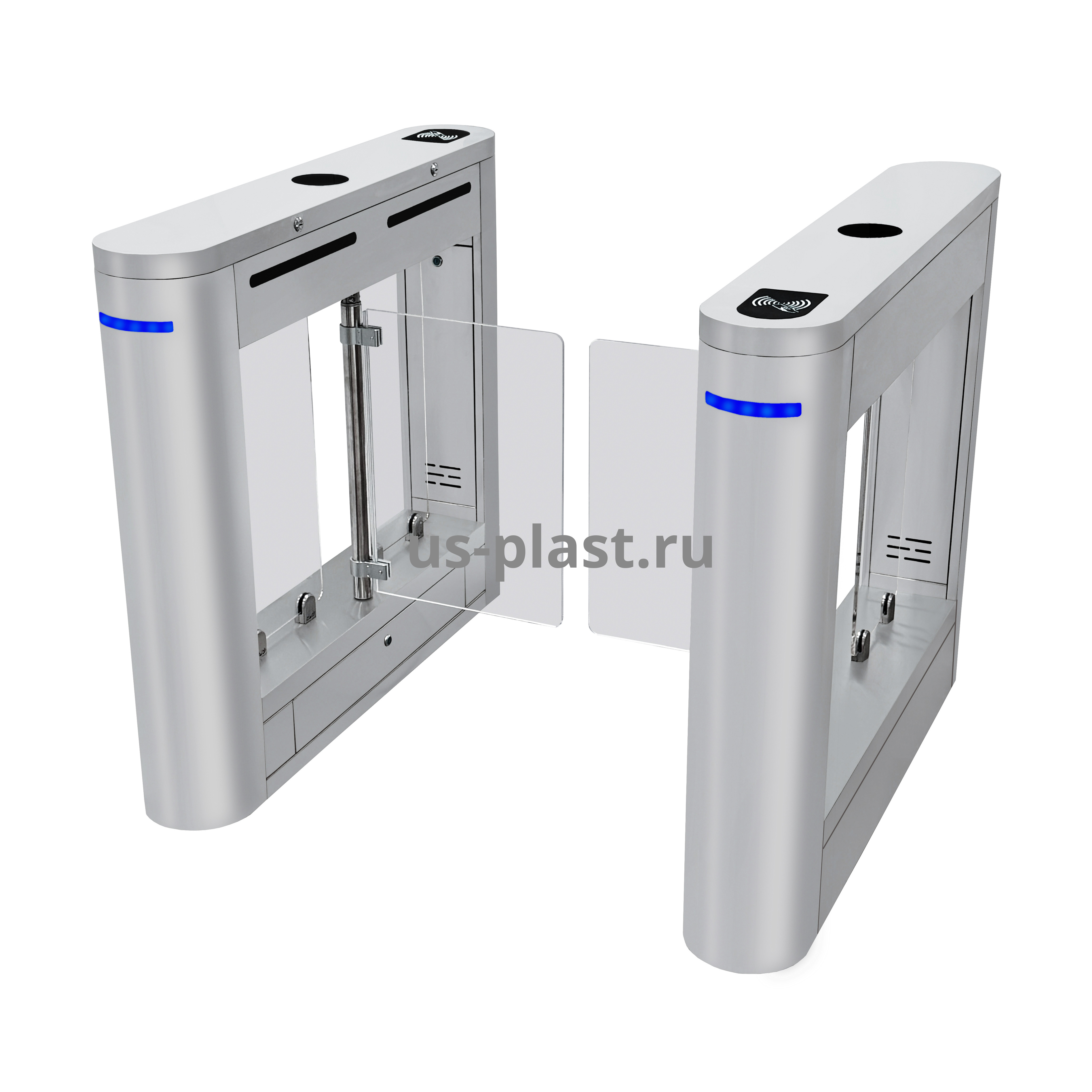 Распашной турникет Karsun JS-XBZ002 (800 мм) два боковых модуля
