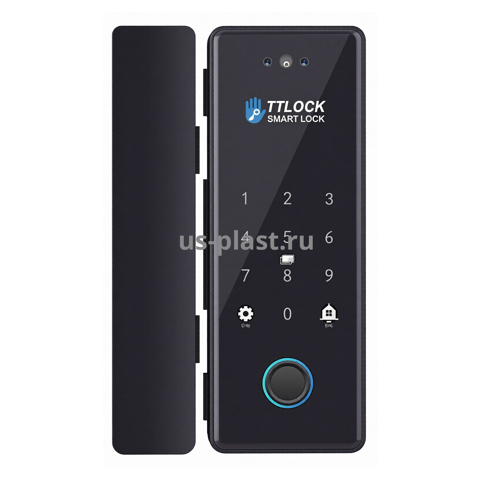 TTLock K190-FACE (BLE) электронный биометрический замок для стеклянной двери