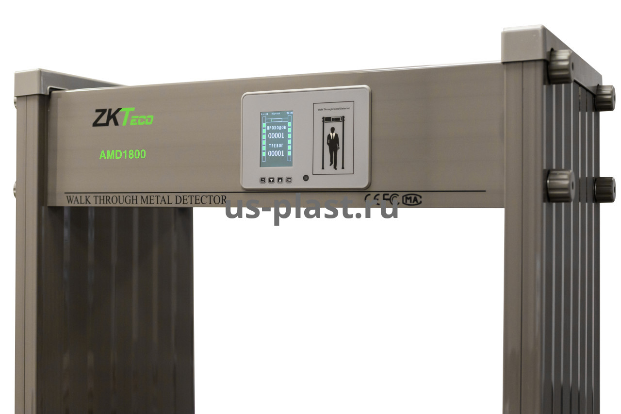 ZKTeco AMD1800 (715 мм) арочный металлодетектор, 18 зон детекции. Фото N3