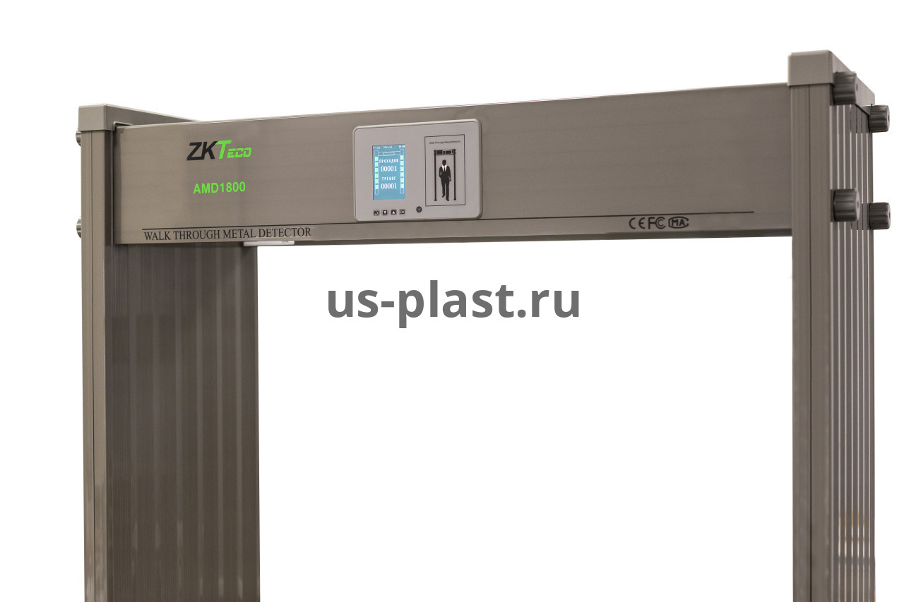 ZKTeco AMD1800 (1000 мм) арочный металлодетектор, 18 зон детекции. Фото N3