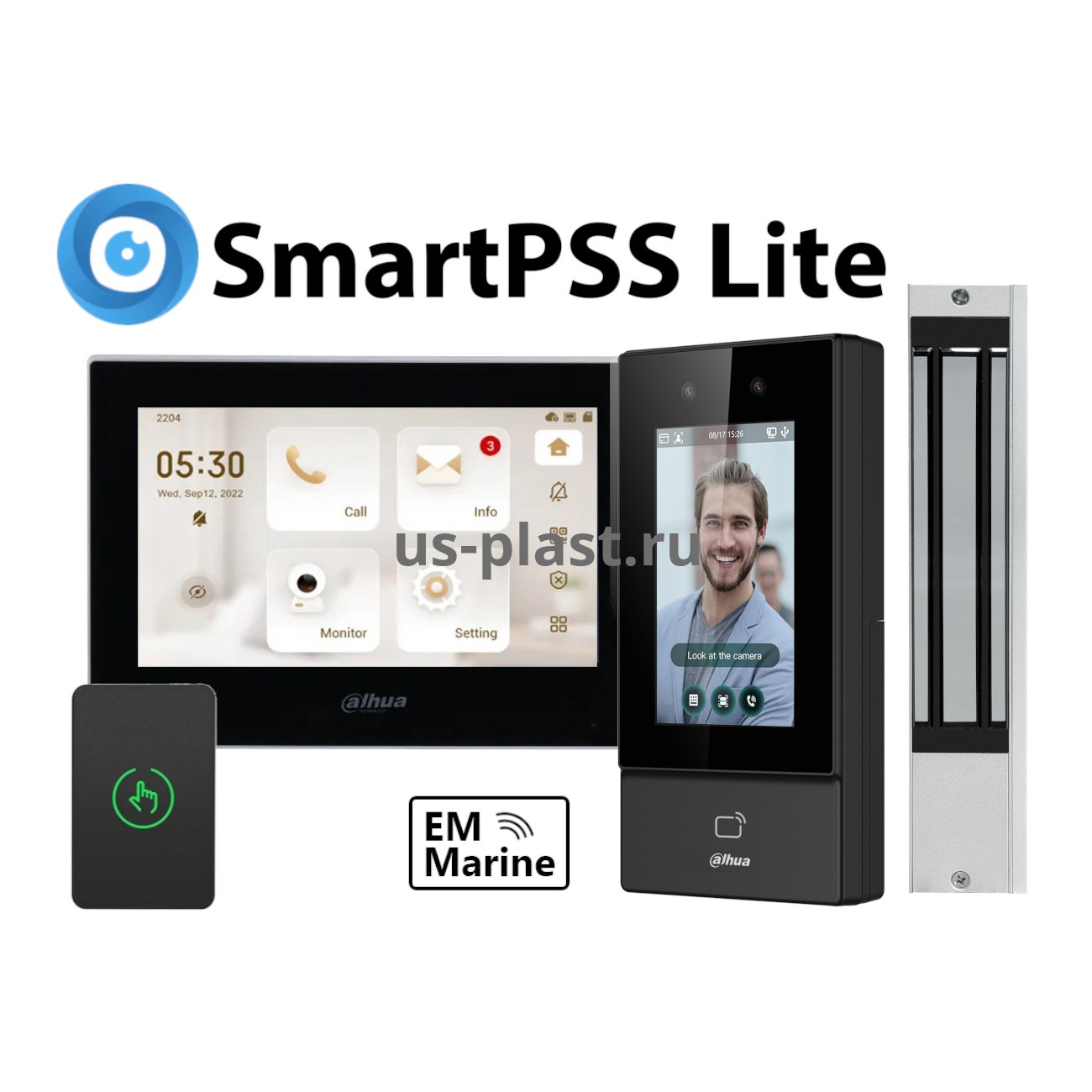 Dahua Bio‑Intercom‑1D (EM) комплект СКУД с видеодомофоном и доступом по лицу