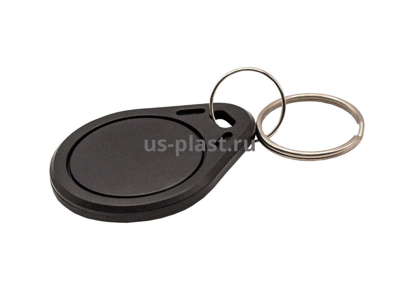 RFID брелок MIFARE 1K (KEY-MF) ЧЕРНЫЙ. Фото N2