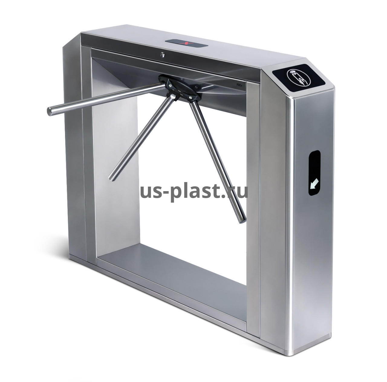 PERCo-TTD-10AC, тумбовый турникет-трипод с картоприемником. Фото N2