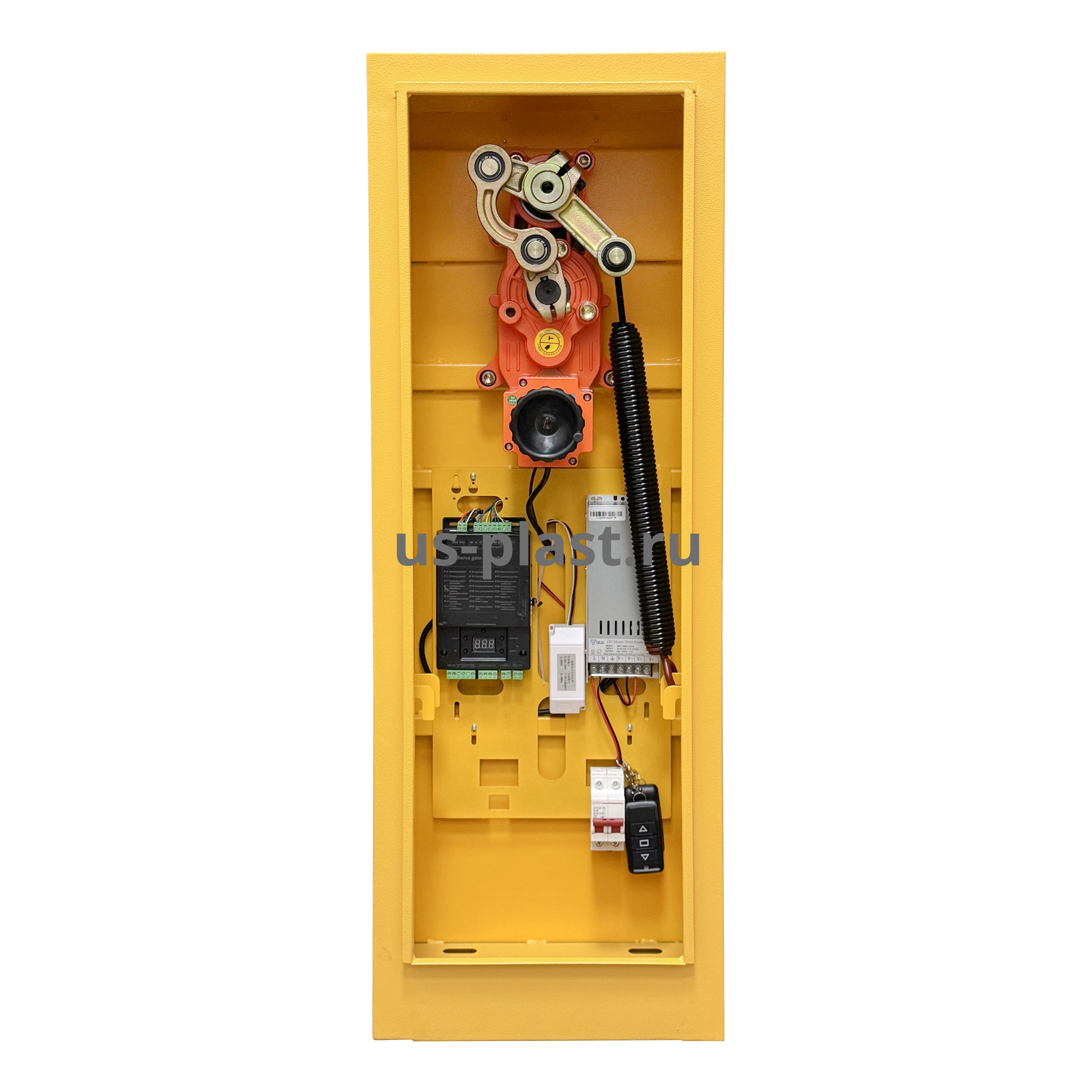 Автоматический шлагбаум BG-609 Yellow (4,5М) BATTERY с телескопической стрелой 4.5 м и резервным питанием. Фото N3