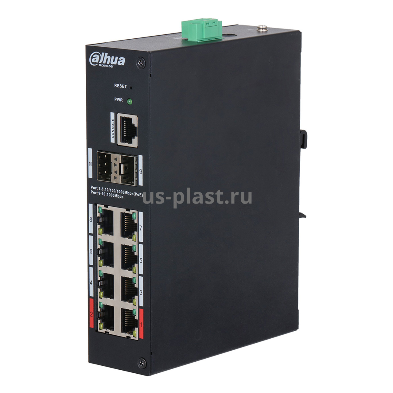 Dahua DH-HS4210-8GT-110, 10-портовый управляемый коммутатор с PoE