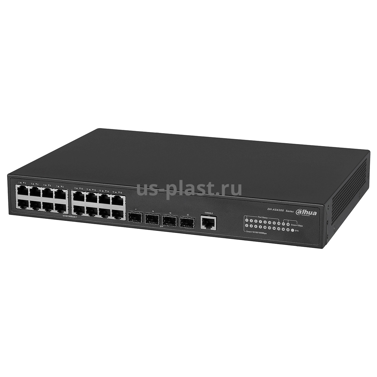 Dahua DH-AS4300-16GT4GF, 16-портовый управляемый коммутатор без PoE