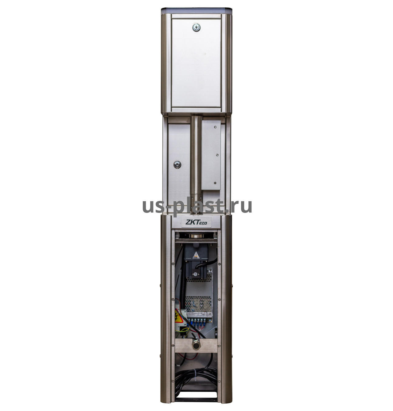 ZKTeco SBT2011S НЕРЖ [EM] распашной турникет (электронная проходная) с контроллером и считывателями RFID карт. Фото N2