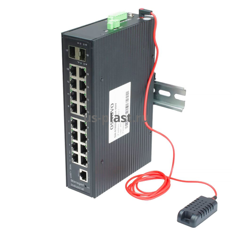 OSNOVO SW-81602/ILS (Port 90W,600W), управляемый PoE-коммутатор