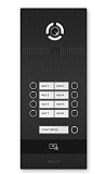 BAS-IP BI-08FB Black, многоабонентская вызывная панель IP-домофона