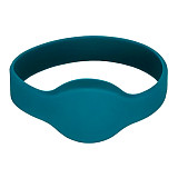 Силиконовый RFID браслет EM-Marine (OVAL) СИНЕ-ЗЕЛЕНЫЙ, диаметр 65 мм