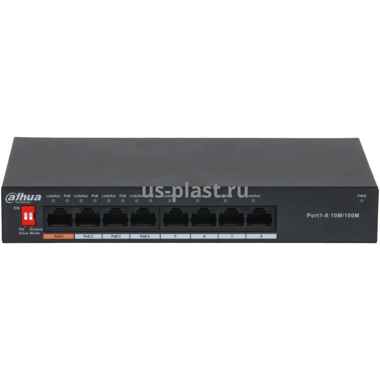 Dahua DH-PFS3008-8ET-60, неуправляемый коммутатор с PoE. Фото N2