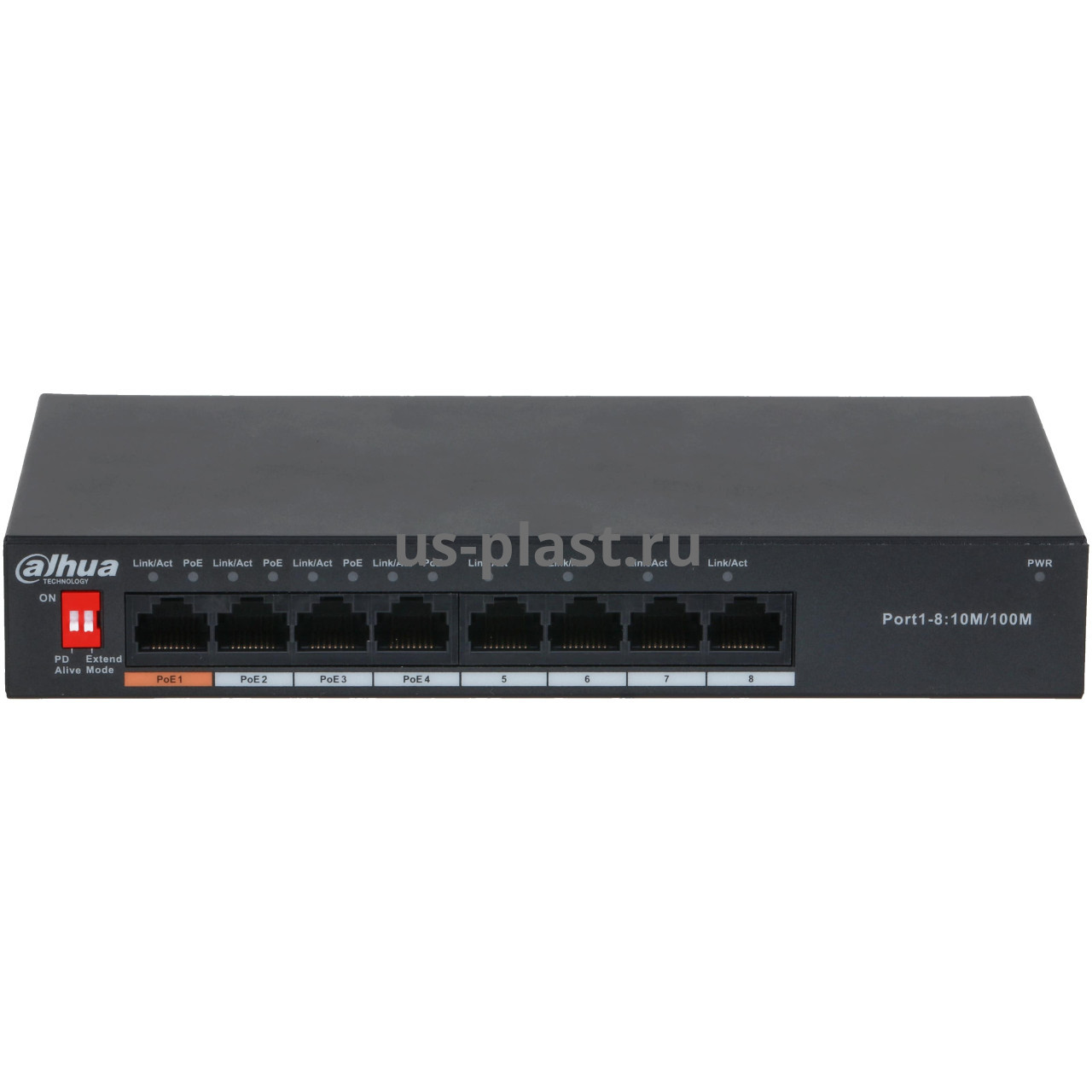 Dahua DH-PFS3008-8ET-60, неуправляемый коммутатор с PoE. Фото N2