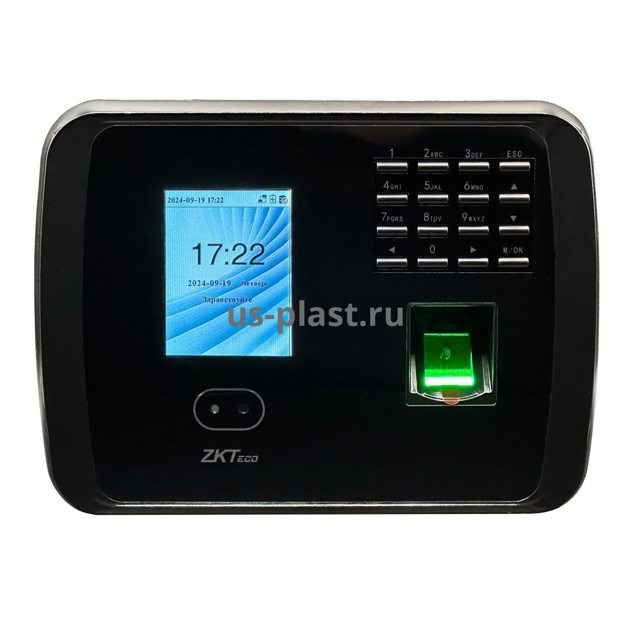 ZKTeco MB460 Plus [EM] [Wi-Fi] BATTERY биометрический терминал с распознаванием лиц и отпечатков пальцев с ADMS. Фото N2