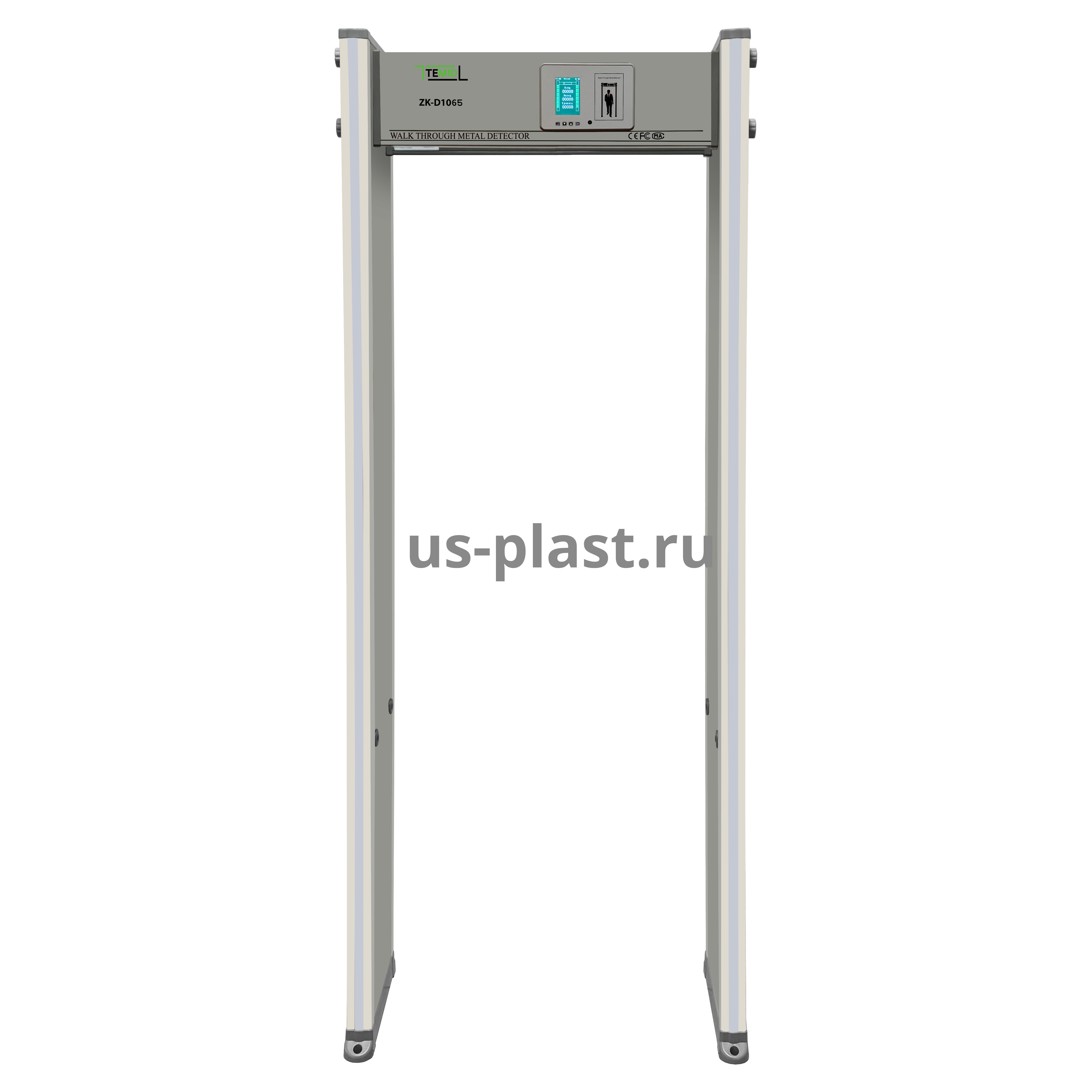 Арочный металлодетектор TEMID ZK-D1065 (710 мм) New Edition, 18 зон. Фото N3