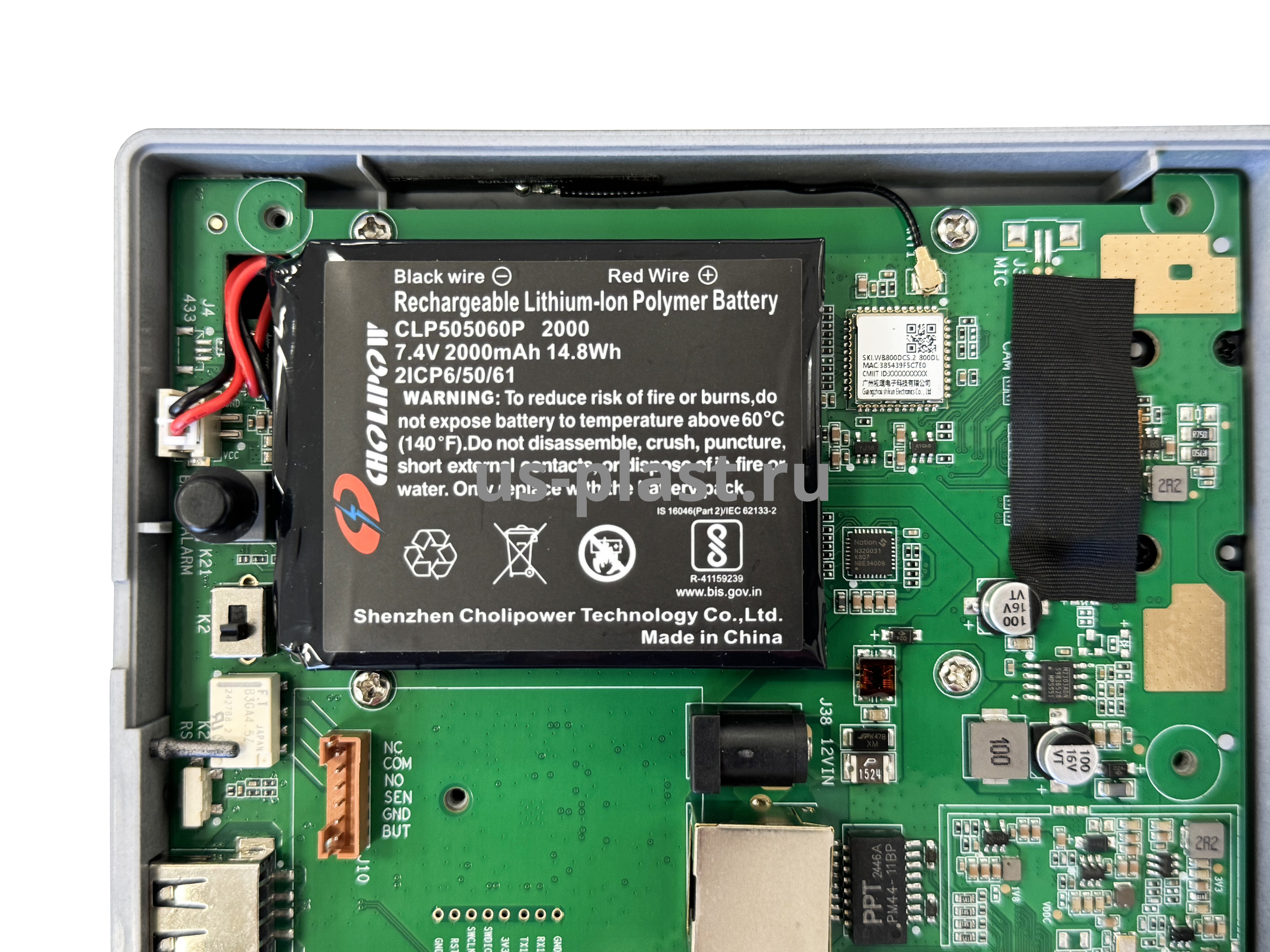 ZKTeco SenseFace M2F-LR [EM] [Wi-Fi] BATTERY, терминал учета рабочего времени с распознаванием лиц и отпечатков пальцев. Фото N8