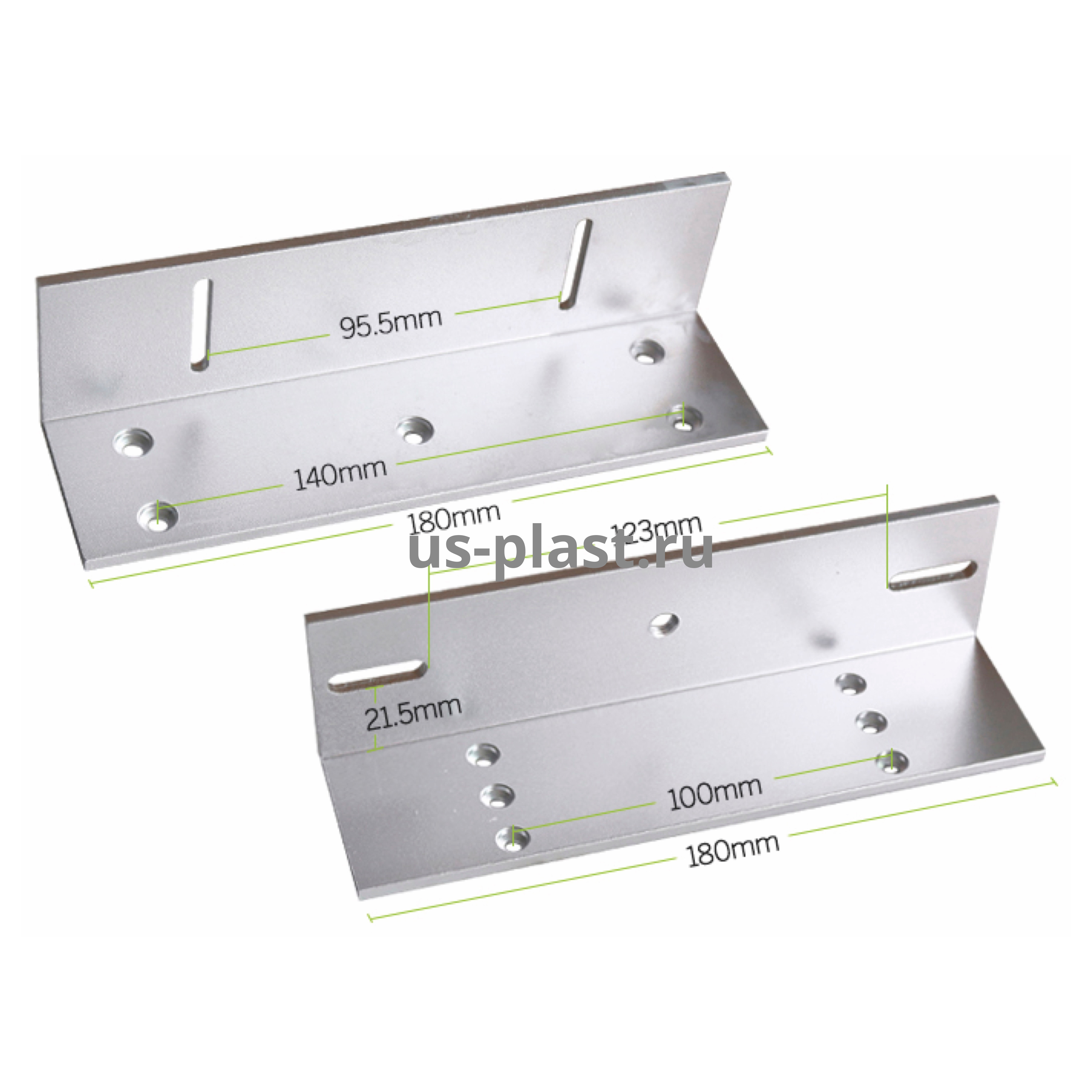 ZB-800 (Silver) крепление Z-образное для электромагнитного замка. Фото N3