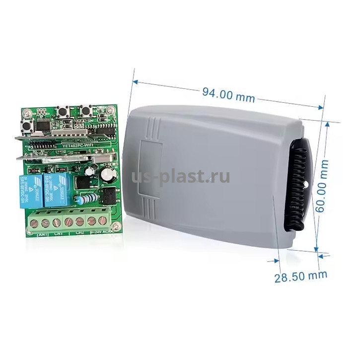 YET402WFR (V2.0) универсальный 2-х канальный радиоприемник c Wi-Fi модулем. Фото N6