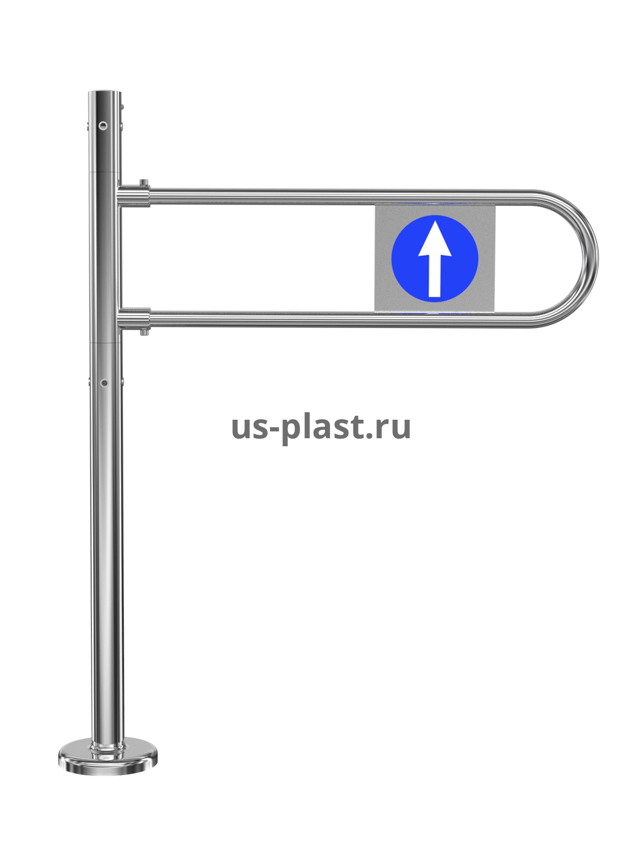 Ростов-Дон К11М лв ХРОМ (0030-01) механическая калитка (без дуги). Фото N2