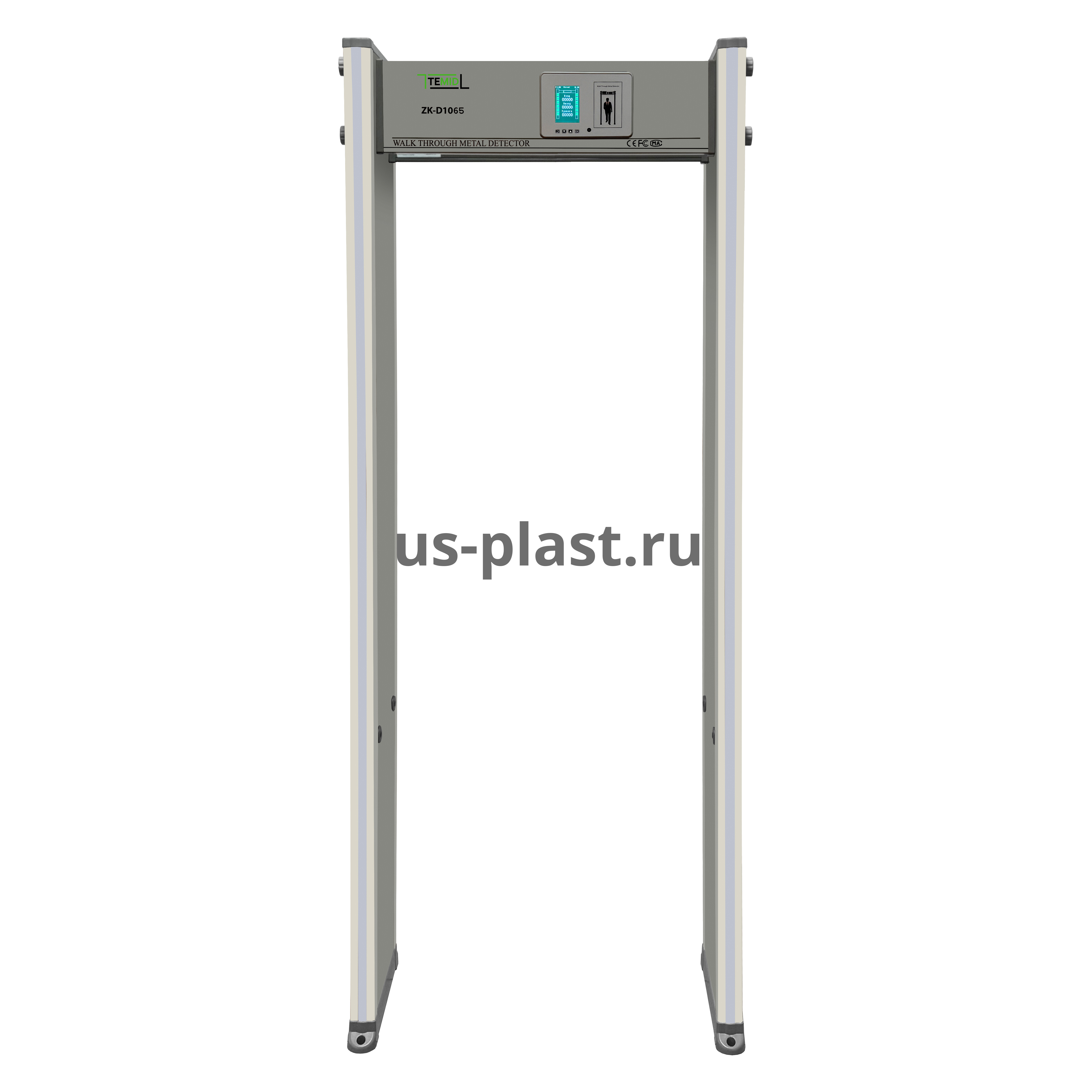 Арочный металлодетектор TEMID ZK-D1065 New Edition (710 мм) 18 зон. Фото N2