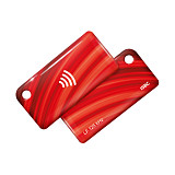 RFID-брелок ISBC ATA5577 "Волна; Красный" арт. 121-22364