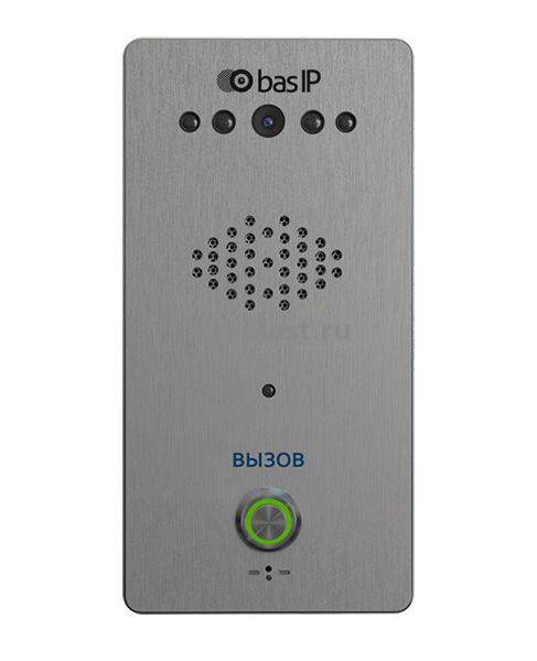 BAS IP CV-01SD Silver, вызывная панель IP-домофона, накладная
