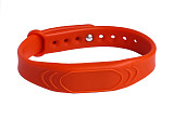 RFID браслет MIFARE 1K силиконовый с застёжкой (SC-Ginger) красно-оранжевый, упаковка 10 штук