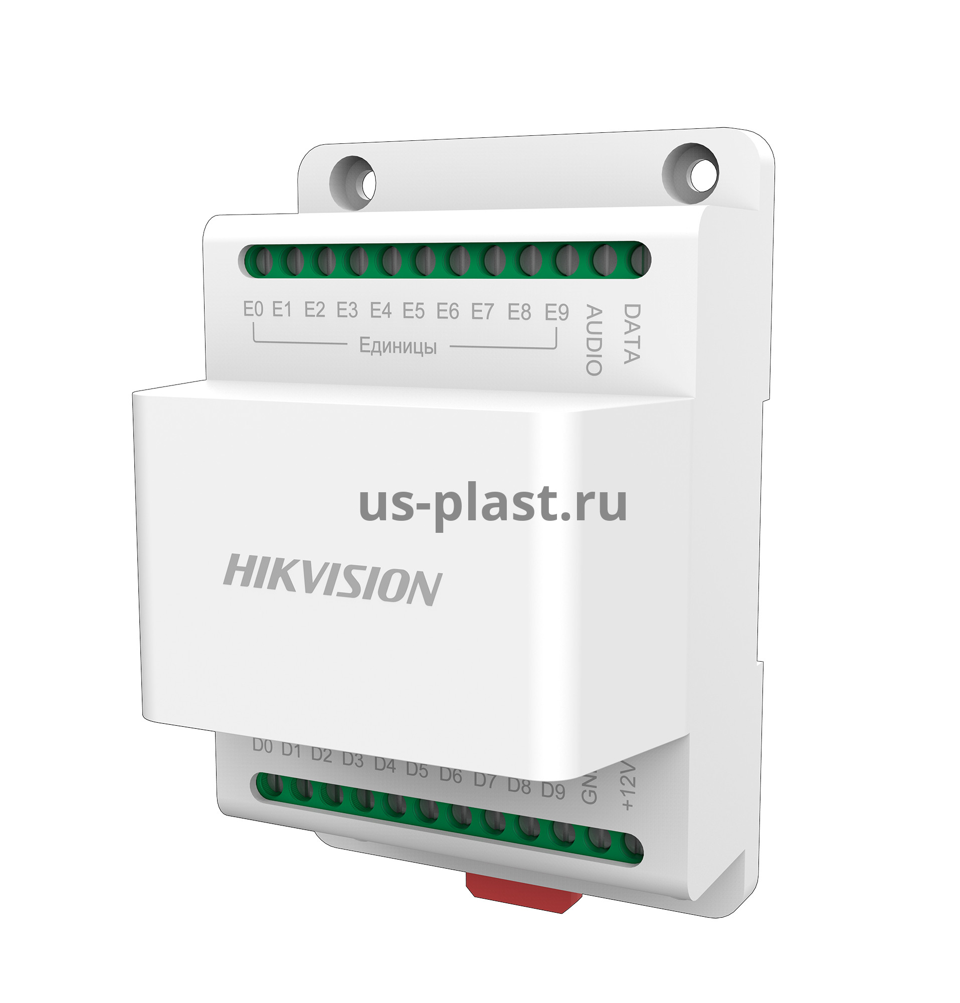 Hikvision DS-KAD20, блок сопряжения для 2-проводной аудиотрубки. Фото N2