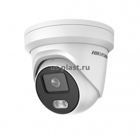 Hikvision DS-2CD2327G2-LU(C)(4mm) 2Мп уличная купольная IP-камера