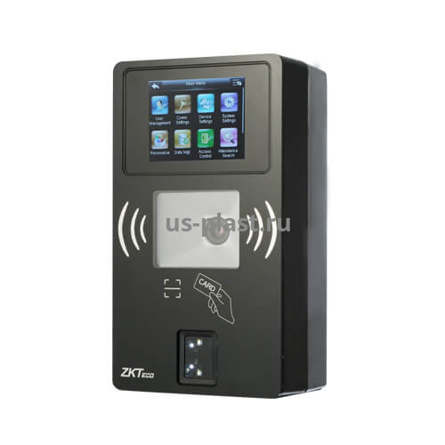 ZKTeco BR1200 [FBE], автономный биометрический терминал со считывателем RFID карт, QR-кодов и отпечатков пальцев. Фото N3