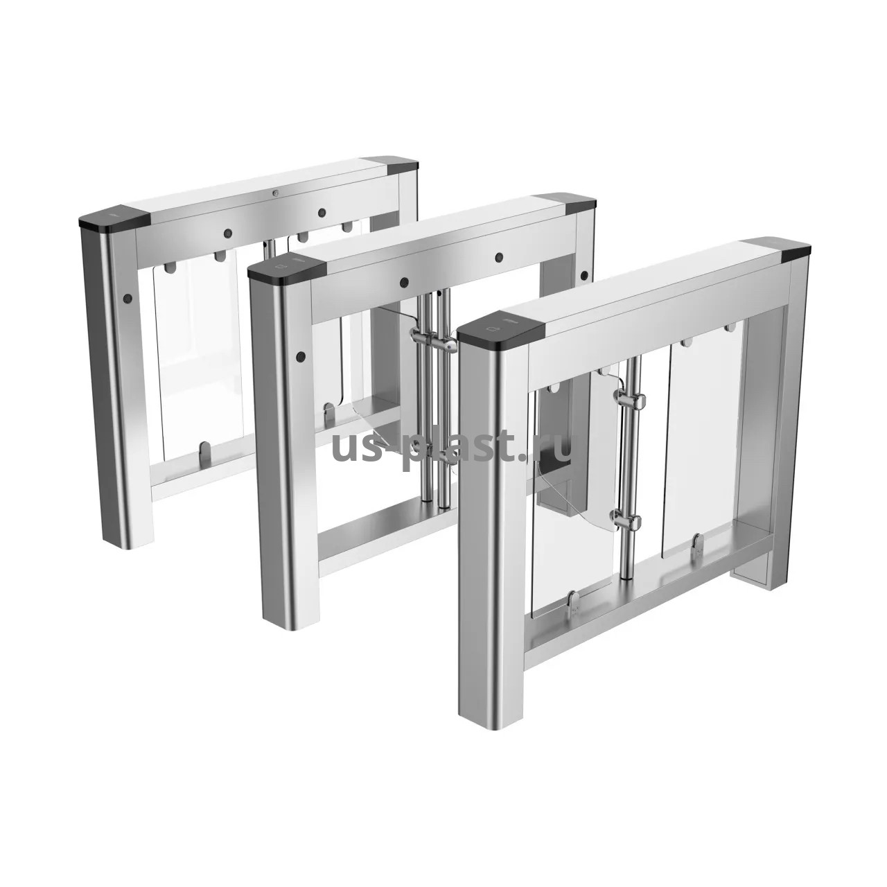 Dahua DHI-ASGB120K-D (EM/MF) распашной двухпроходной турникет (электронная проходная) с контроллером и RFID считывателями. Фото N5