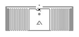 RFID метка UHF ALIEN "Glint" ALN-9715, H4, wet white (ALN-9715-WRW)