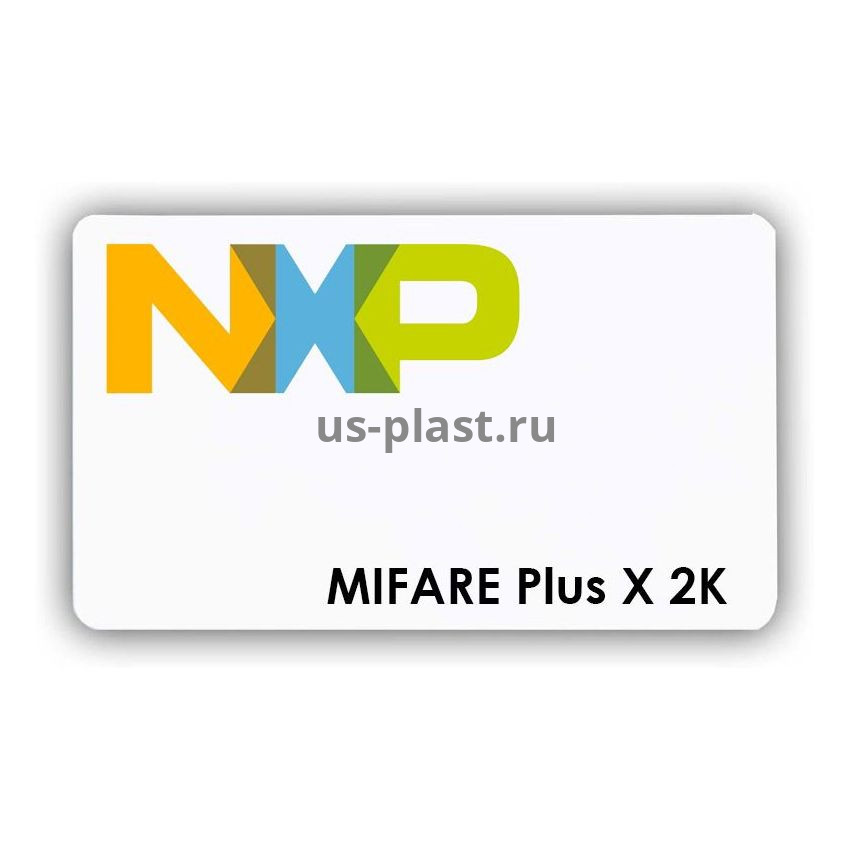 Смарт карта доступа NXP MIFARE Plus X 2K (7B UID) ISO