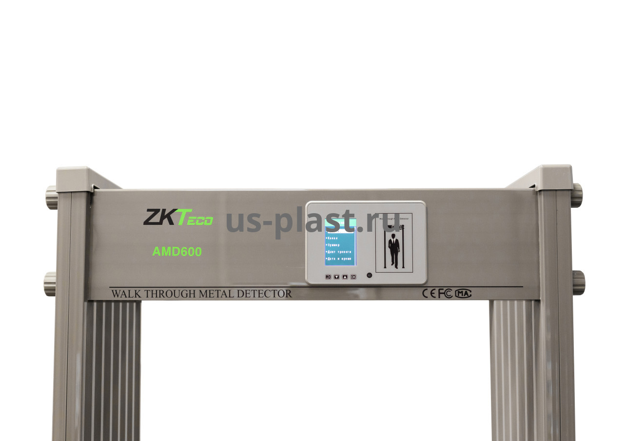 ZKTeco AMD600 (715 мм) арочный металлодетектор, 6 зон детекции. Фото N4