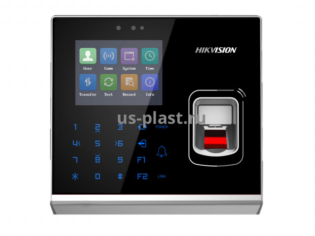 Hikvision DS-K1T201AEF, автономный терминал доступа со считывателем отпечатков пальцев и карт EM-Marine