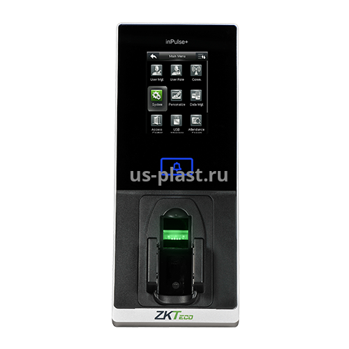 ZKTeco inPulse+, гибридный биометрический терминал контроля доступа и учета рабочего времени. Фото N2