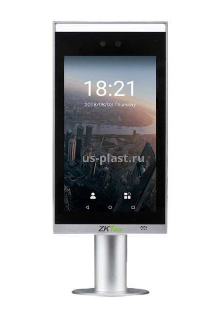 ZKTeco FaceDepot-7B[CH], биометрический терминал с идентификацией по лицу и кронштейном на турникет