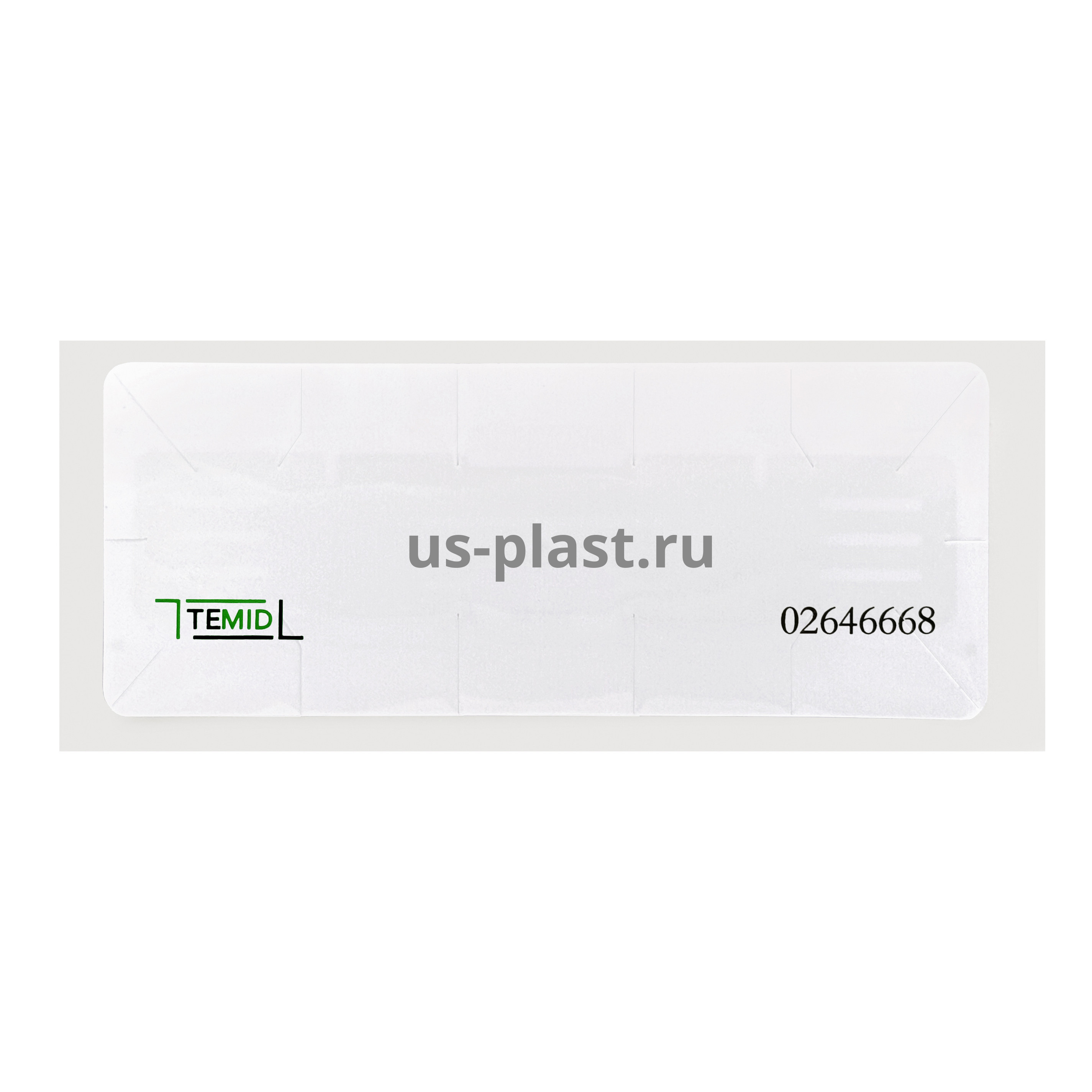 ZKTeco New UHF Parking Tag (с номером) RFID метка на лобовое стекло автомобиля 