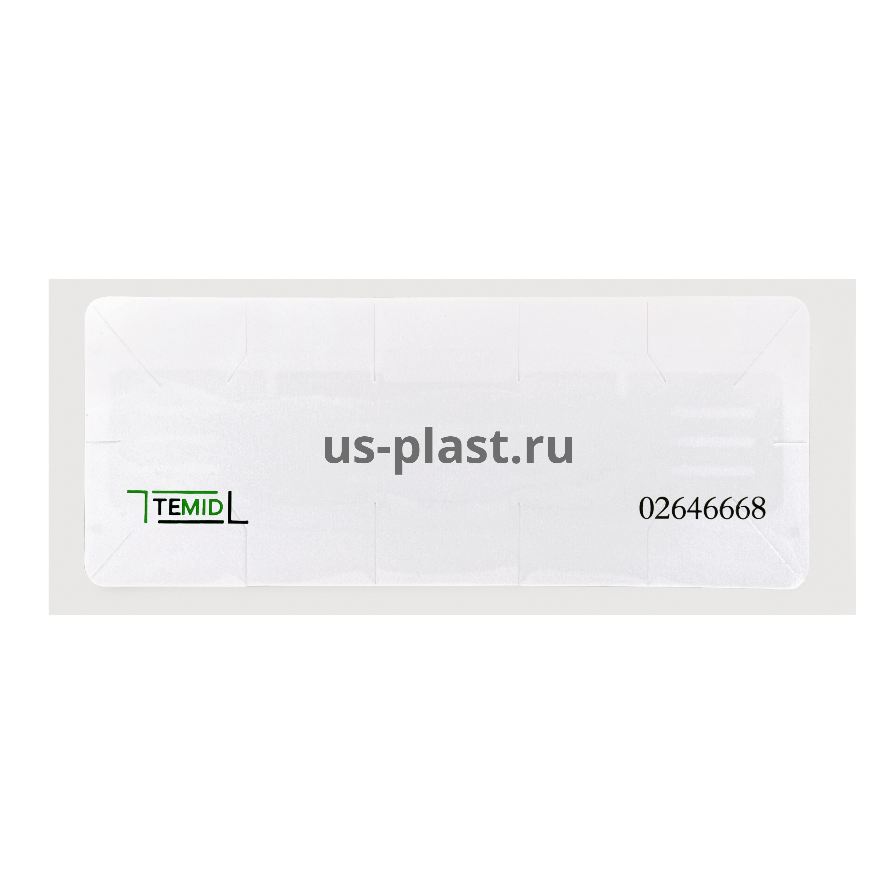 ZKTeco New UHF Parking Tag (с номером) RFID метка на лобовое стекло автомобиля