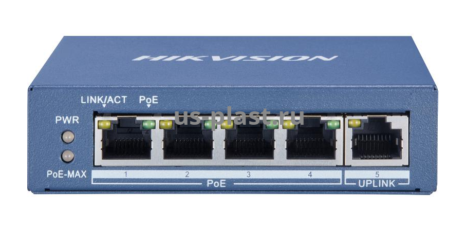 Hikvision DS-3E0505P-E/M неуправляемый PoE-коммутатор