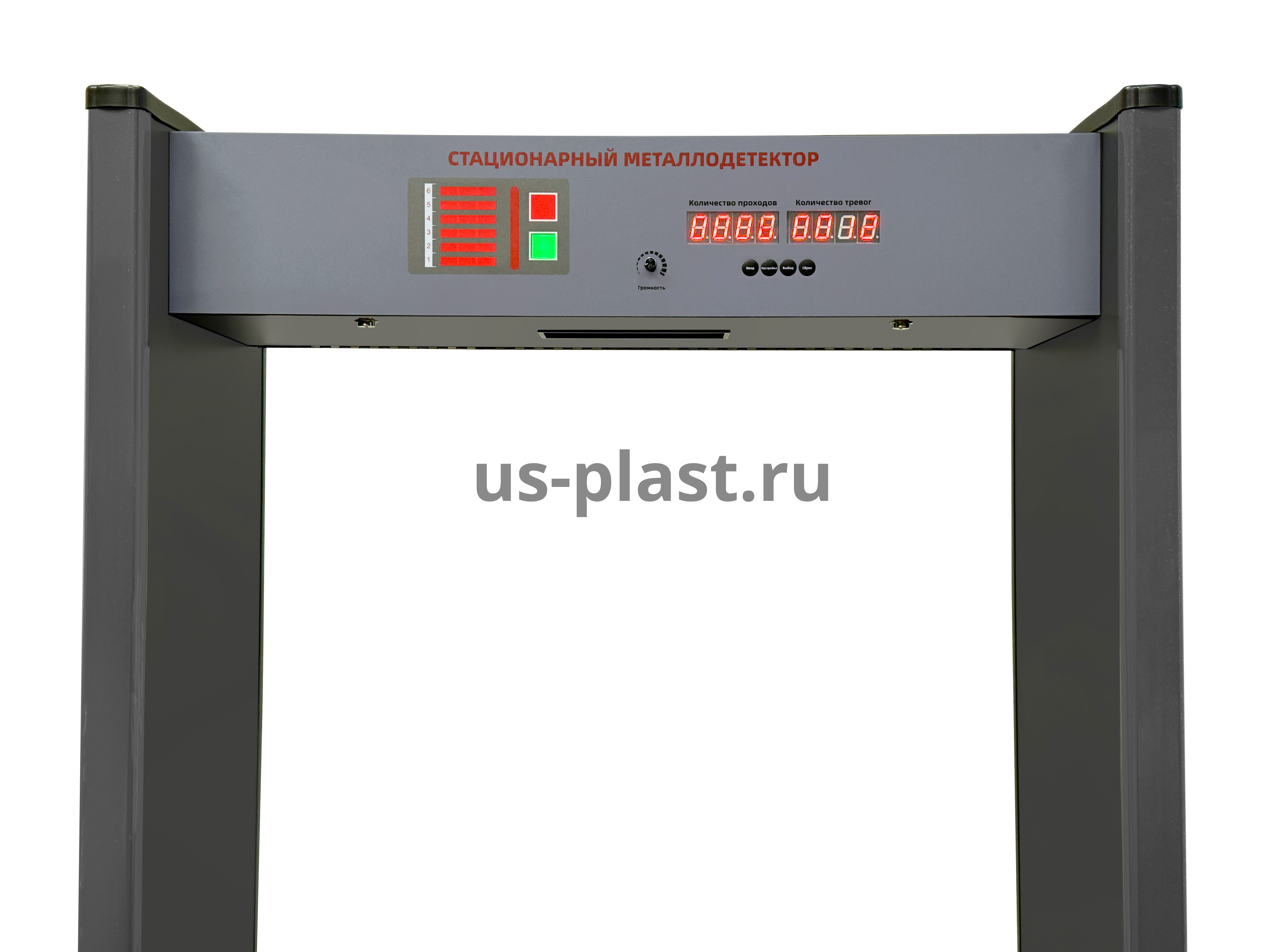 Арочный стационарный металлодетектор JT-100 (1000 мм) 6 зон детекции. Фото N4