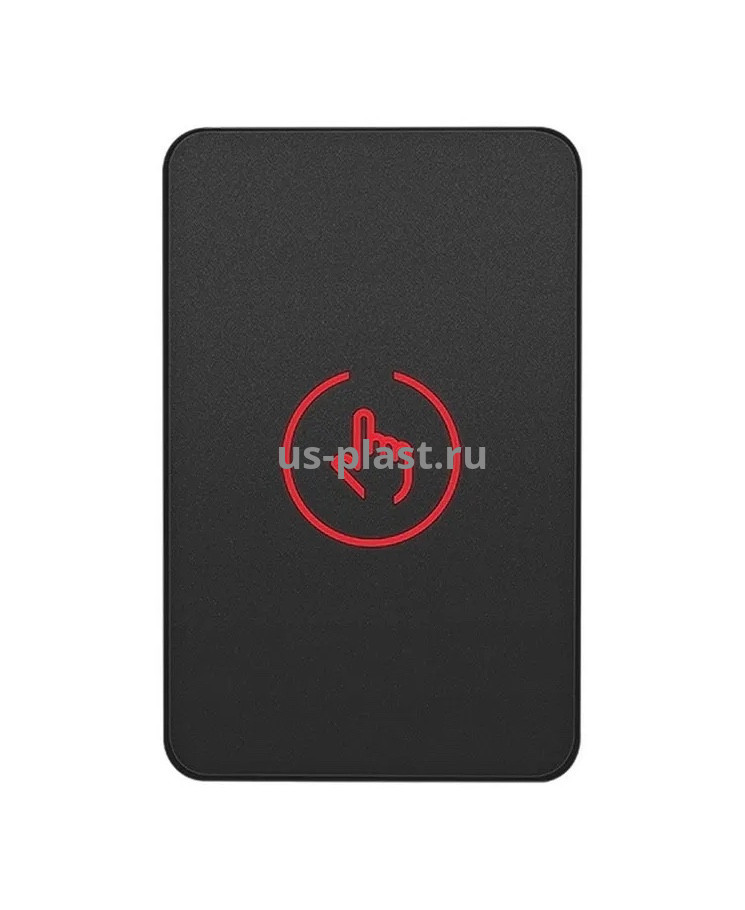 Накладная сенсорная кнопка выхода C5B (Black). Фото N2