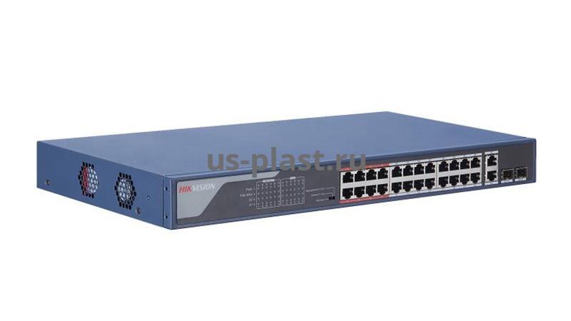 Hikvision DS-3E0326P-E (B) неуправляемый PoE-коммутатор. Фото N2