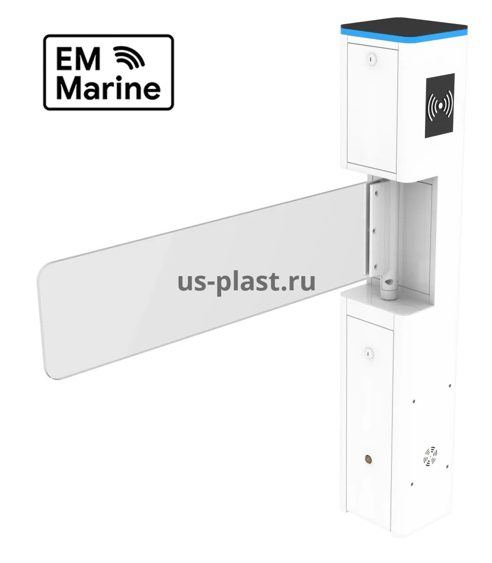 ZKTeco SBT2011S [EM] (White) распашной турникет (электронная проходная) с контроллером и считывателями RFID карт