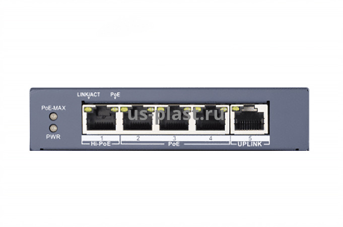 Hikvision DS-3E0505HP-E неуправляемый PoE-коммутатор. Фото N2