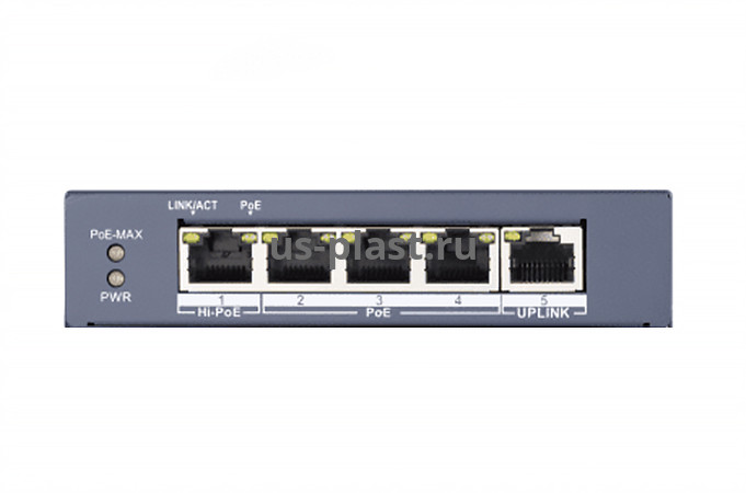 Hikvision DS-3E0505HP-E неуправляемый PoE-коммутатор. Фото N2