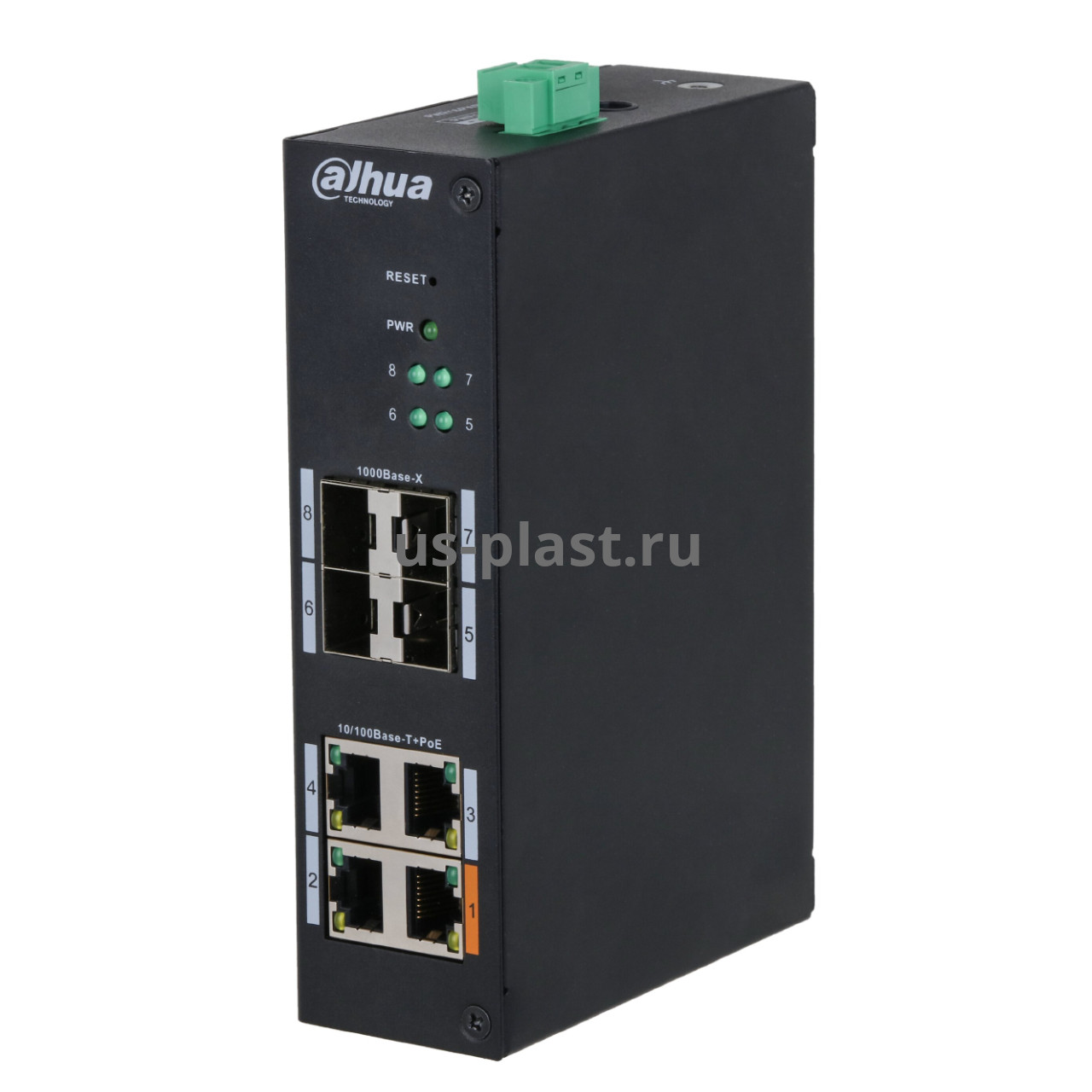 Dahua DH-HS4408-4ET-60, 8-портовый управляемый коммутатор с PoE